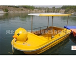 小黄鸭脚踏船